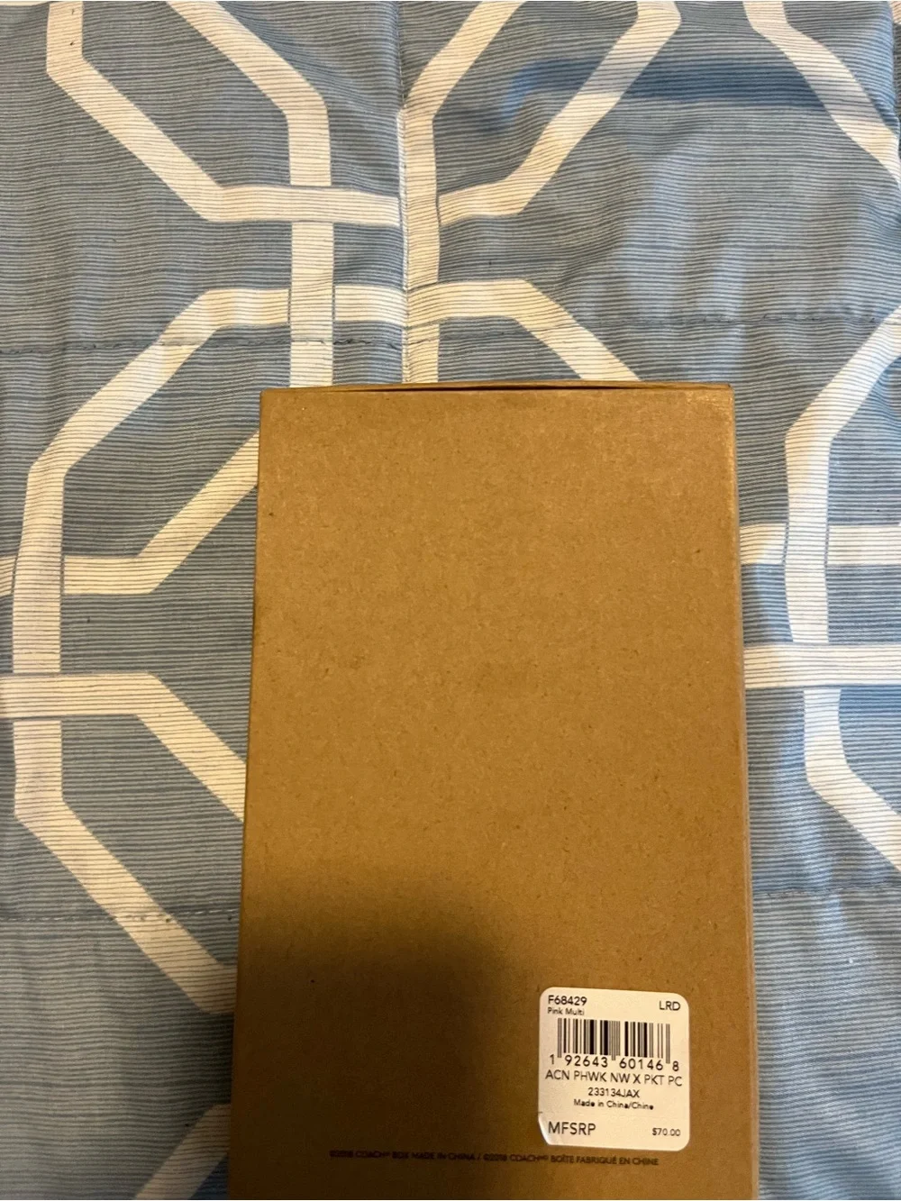 COACH Pink Floral & Signature Card Slot Phone Case